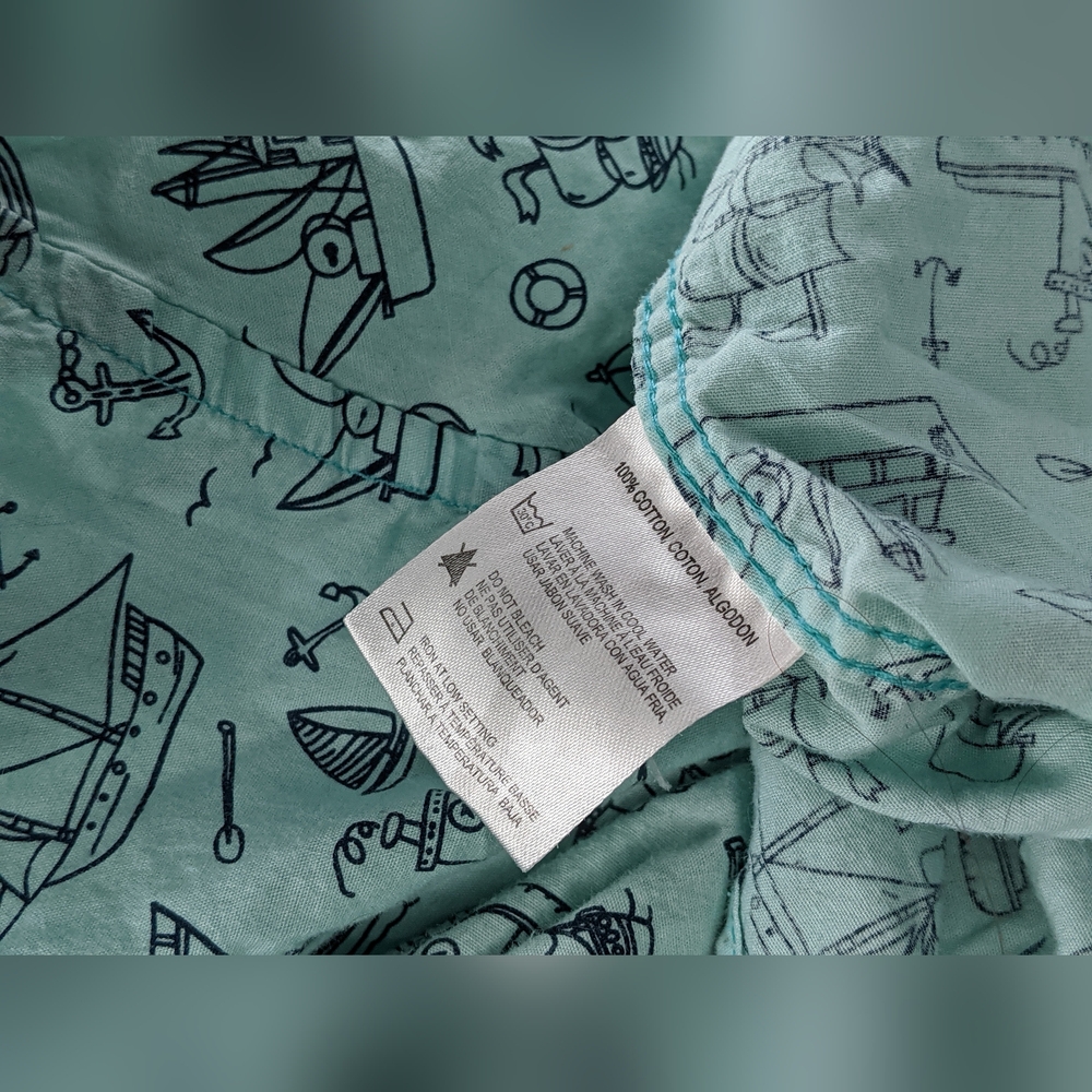 Nautical Print Button Up - Picture 9 of 11